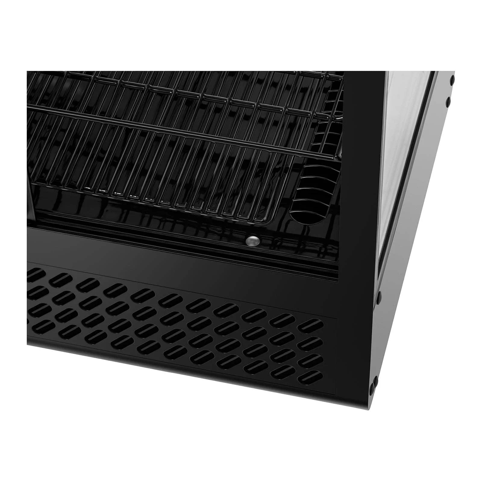 Refrigerated display case 100 liters 3 levels plastic black tempered glass 14_0005388 -