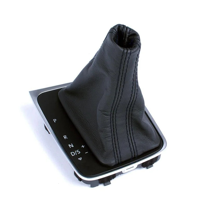 BFI MK7 DSG / Automatic Shift Boot - Gray Alcantara - White Stitch
