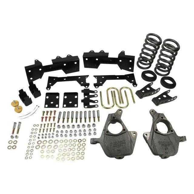 BELLTECH 676 LOWERING KITS Front And Rear Complete Kit W/O Shocks 2004-2006 Chevrolet Silverado/Sierra (Crew Cab 4DR) 4 in. or 5 in. F/6 in. or 7 in. R drop W/O Shocks