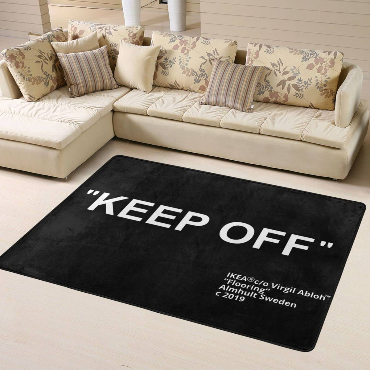 YIKUDU Keep Off Large Rugs Floor Mat Modern Carpet for Home Decoration Area Rug - Product image 1