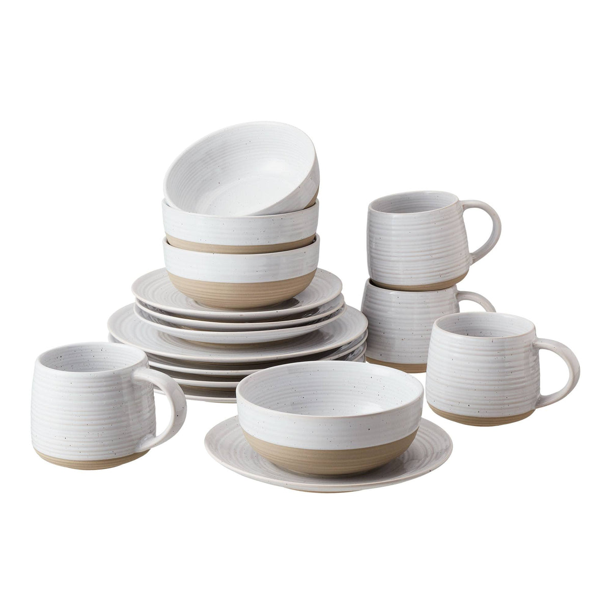 Better Homes & Gardens Abott Stoneware 16 Piece Dinnerware Set - Product image 1