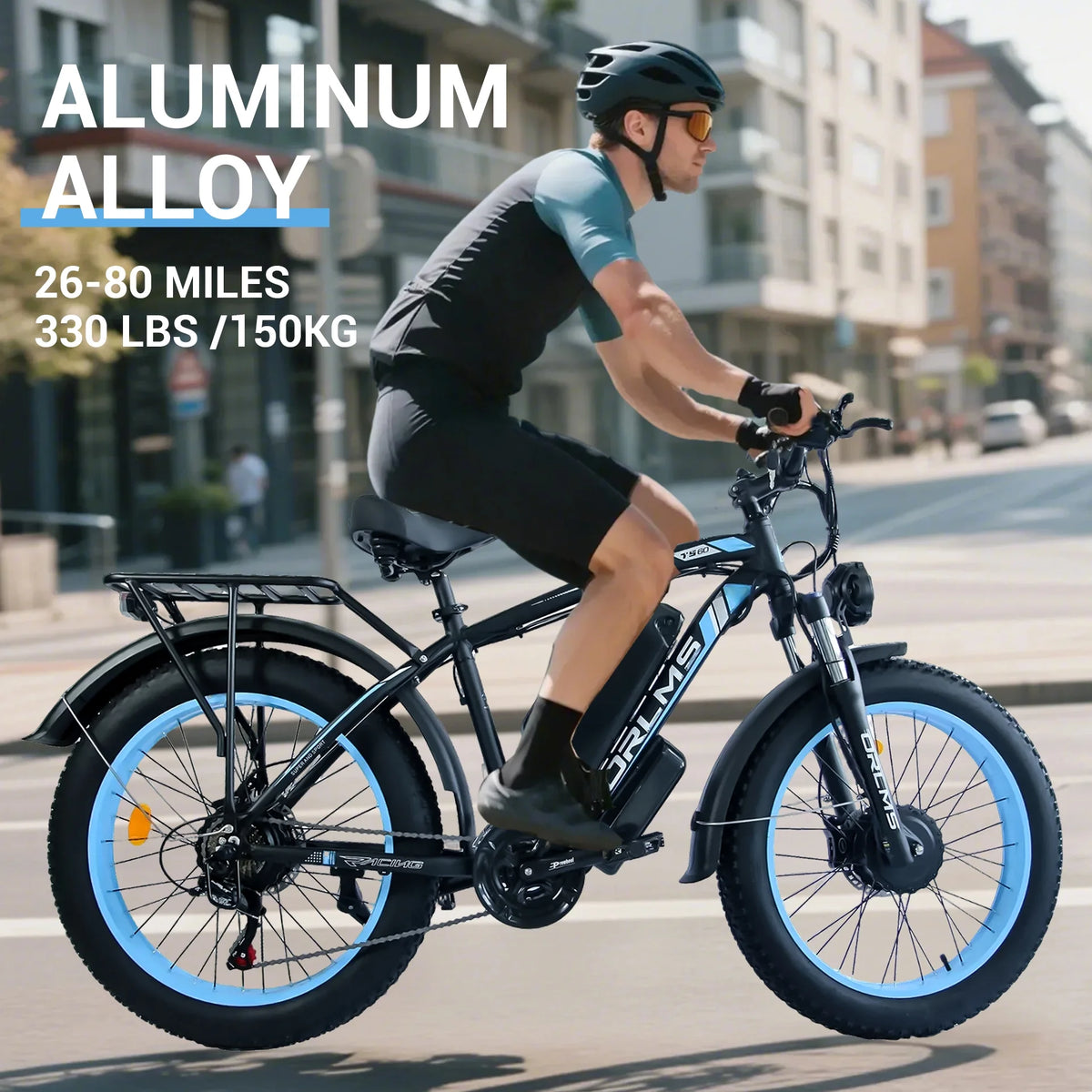 5000w Peak Dual Motor Electric Bike, 26" Fat Tire Shimano 21 Speed 45 MPH Commuter Mtb - Product image 17