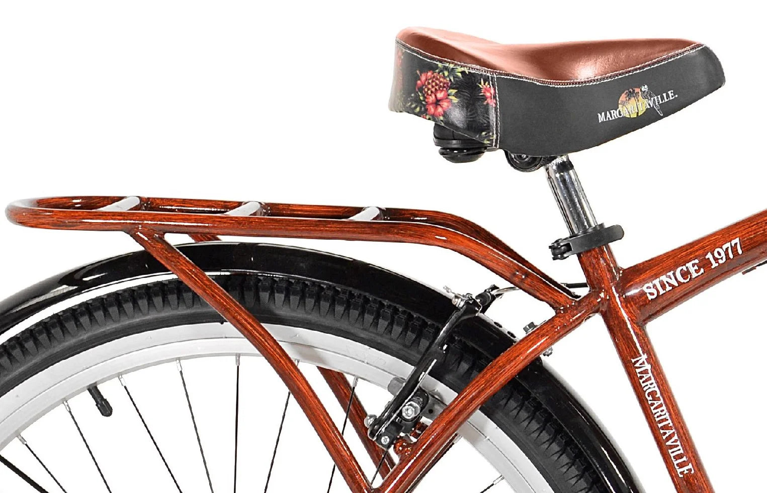 26" Margaritaville Men'S Cruiser Bike, Wood Grain Color - Product image 6