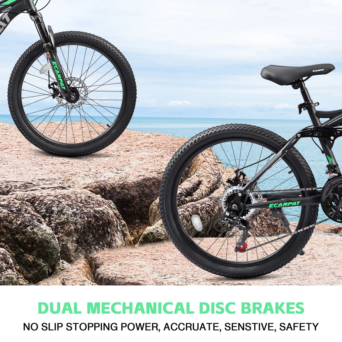 Ecarpat 26 in Mountain Bike, 21 - Speed Bike with Dual Suspension, High - Product image 14