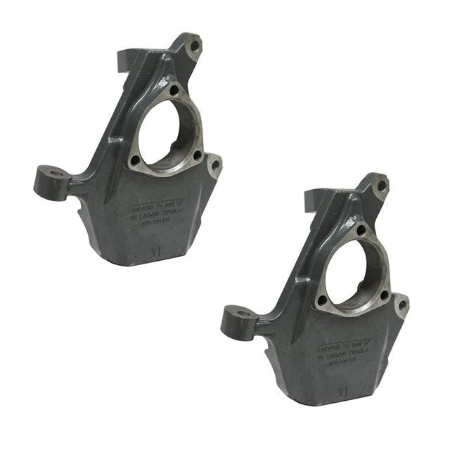 BELLTECH 2509 DROP SPINDLE SET 2 in. Drop Spindle Set 2007-2016.5 Chevrolet Silverado/Sierra 1500 (All Cabs) 07-14 Tahoe Suburban Avalanche (2WD/4WD) 2 in. Drop Spindle