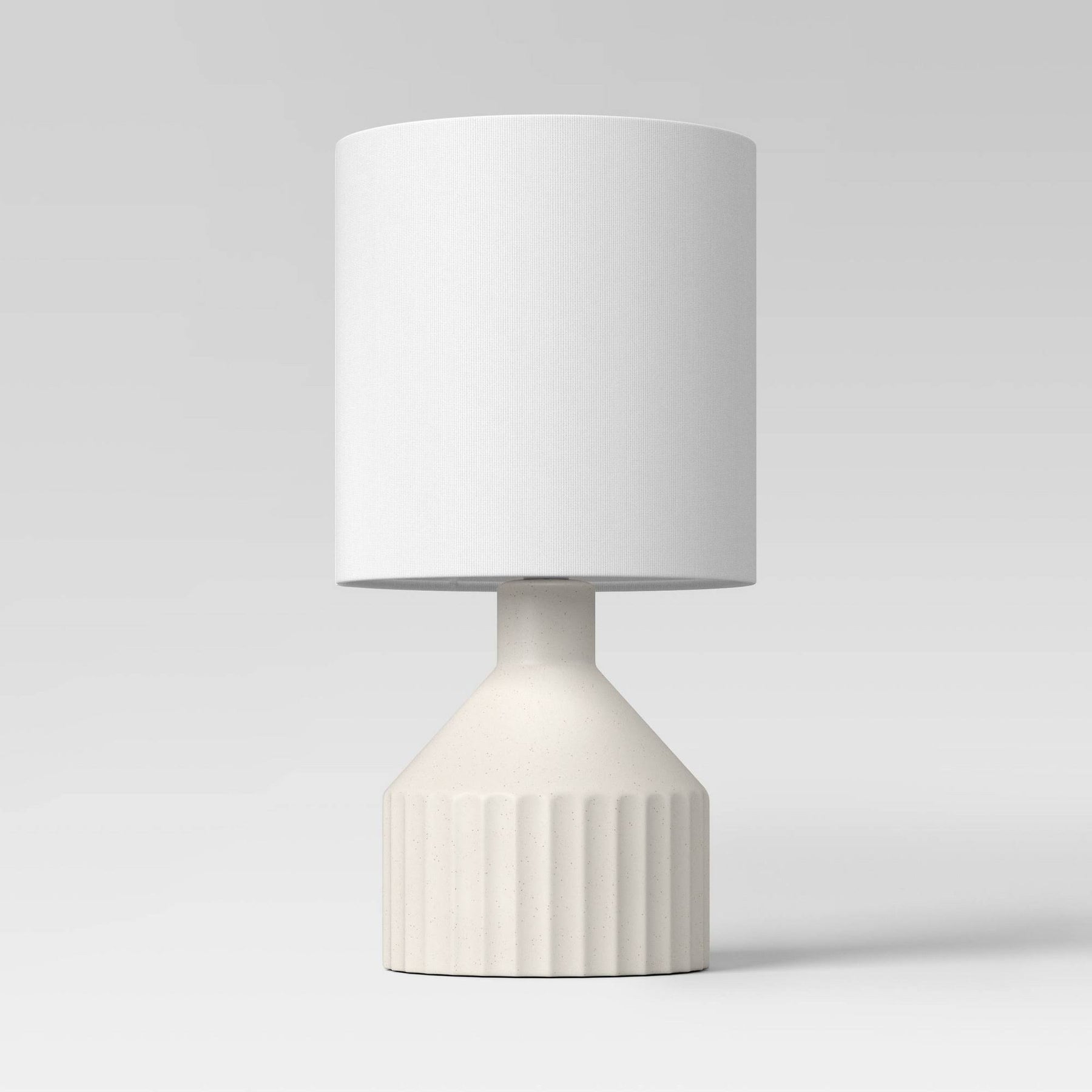 Ribbed Ceramic Mini Table Lamp White - Threshold - Product image 1