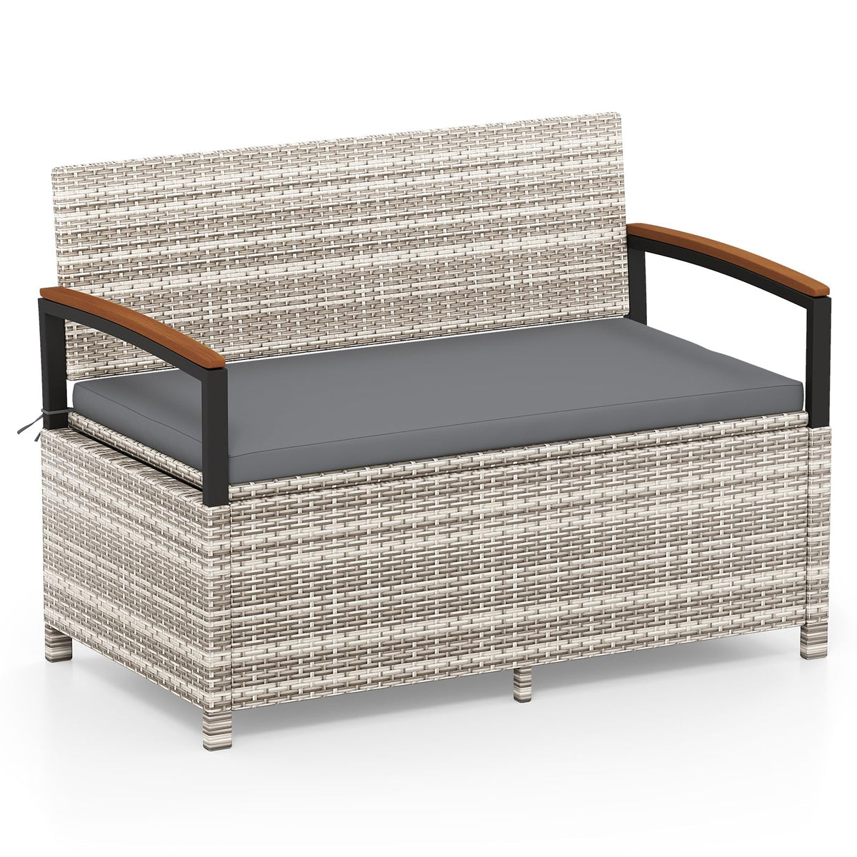 Tangkula 46 Gallon Outdoor Bench with Storage - Product image 10