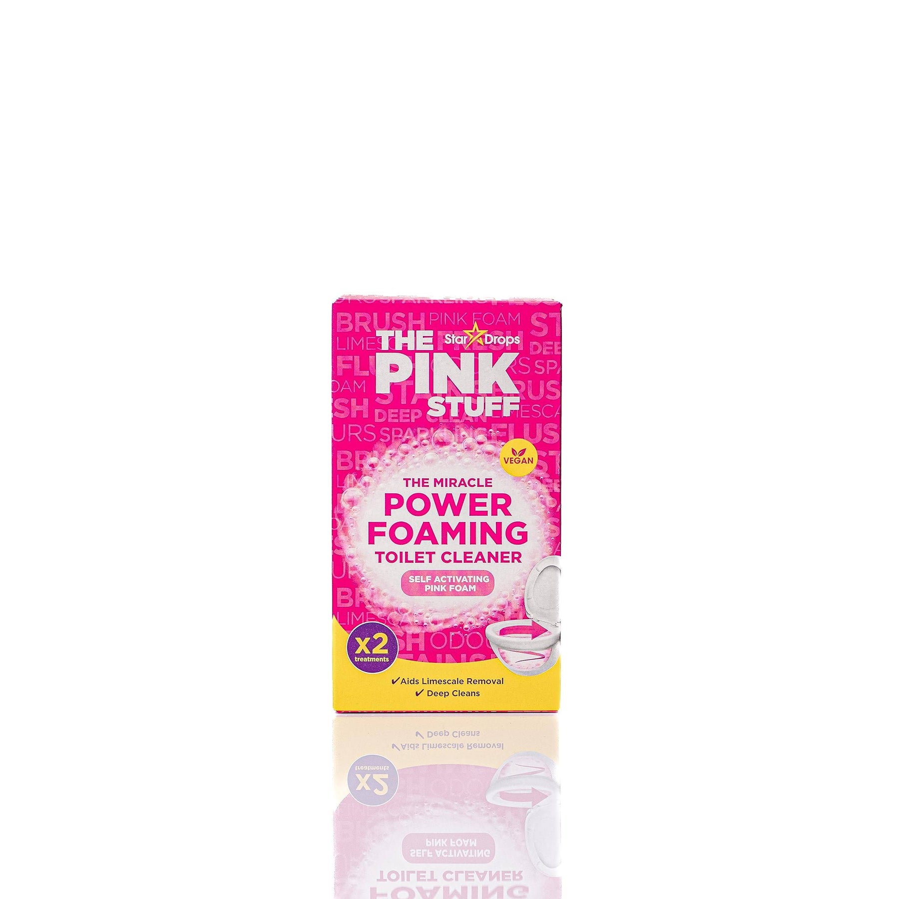 The Pink Stuff The Miracle Power Foaming Powder for Toilets Bathroom Cleaner - 7 oz - Product image 1