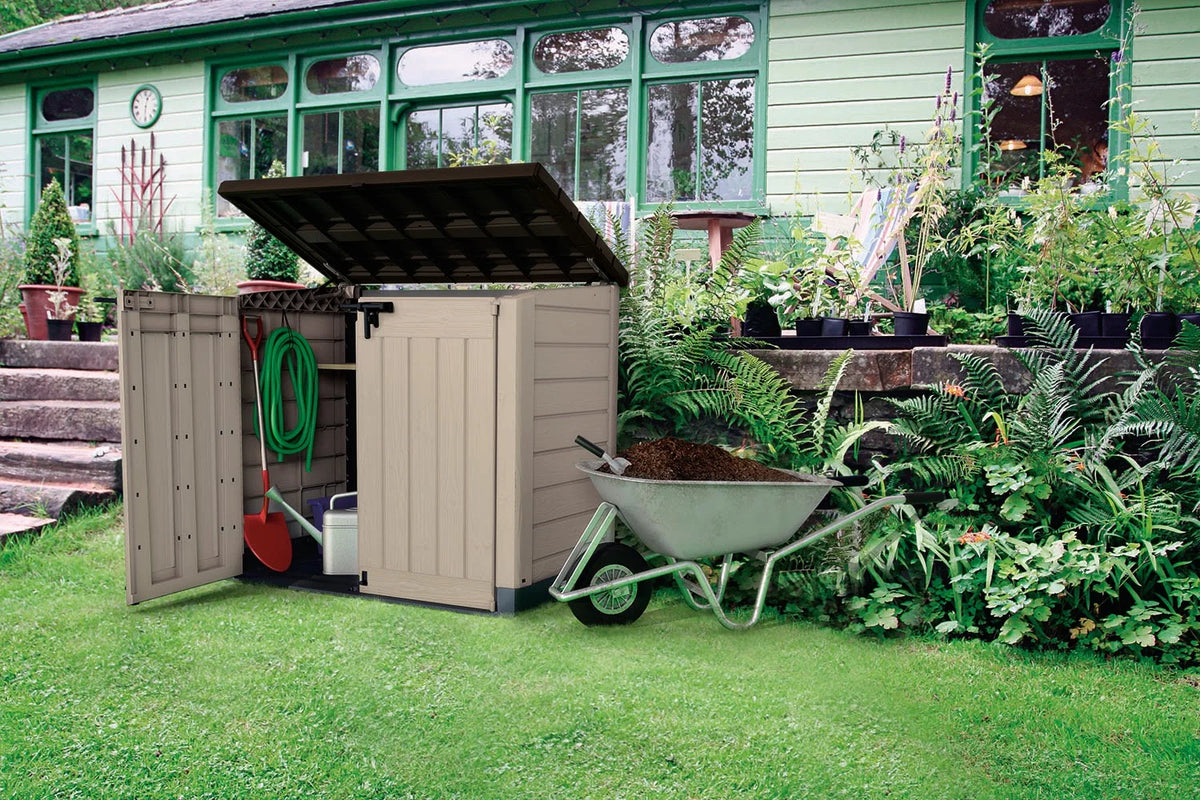 Keter Store It Out MAX Horizontal Durable Resin Outdoor Storage Shed with Heavy Duty Floor and Locking - Product image 5