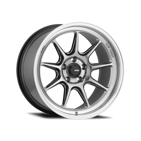 Konig Countergram 18" 5x108 Hyper Chrome/Machined Lip