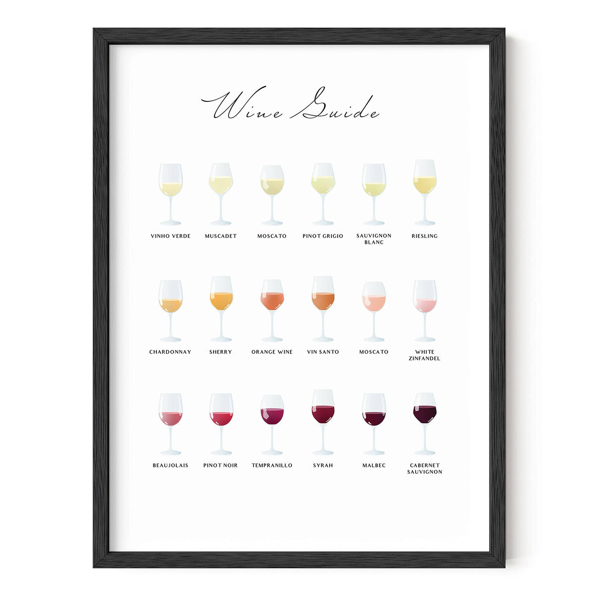 Haus and Hues Wine Poster Wine Prints Wall Art Wine Decor for Kitchen Wine Wall Decor Bar Wall Decor Wine - Product image 1