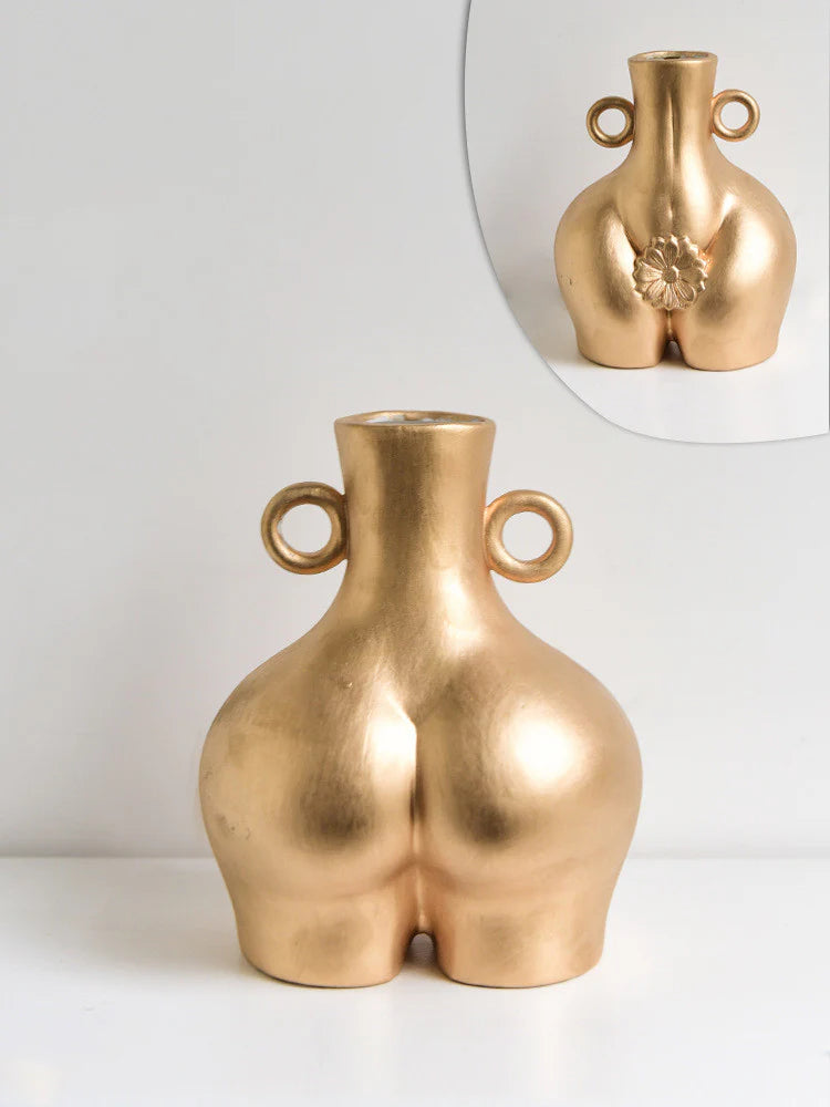Nordic Human Body Ceramics Vases Home Decoration Accessories Office Dining Table Flower Arrangement - Product image 2