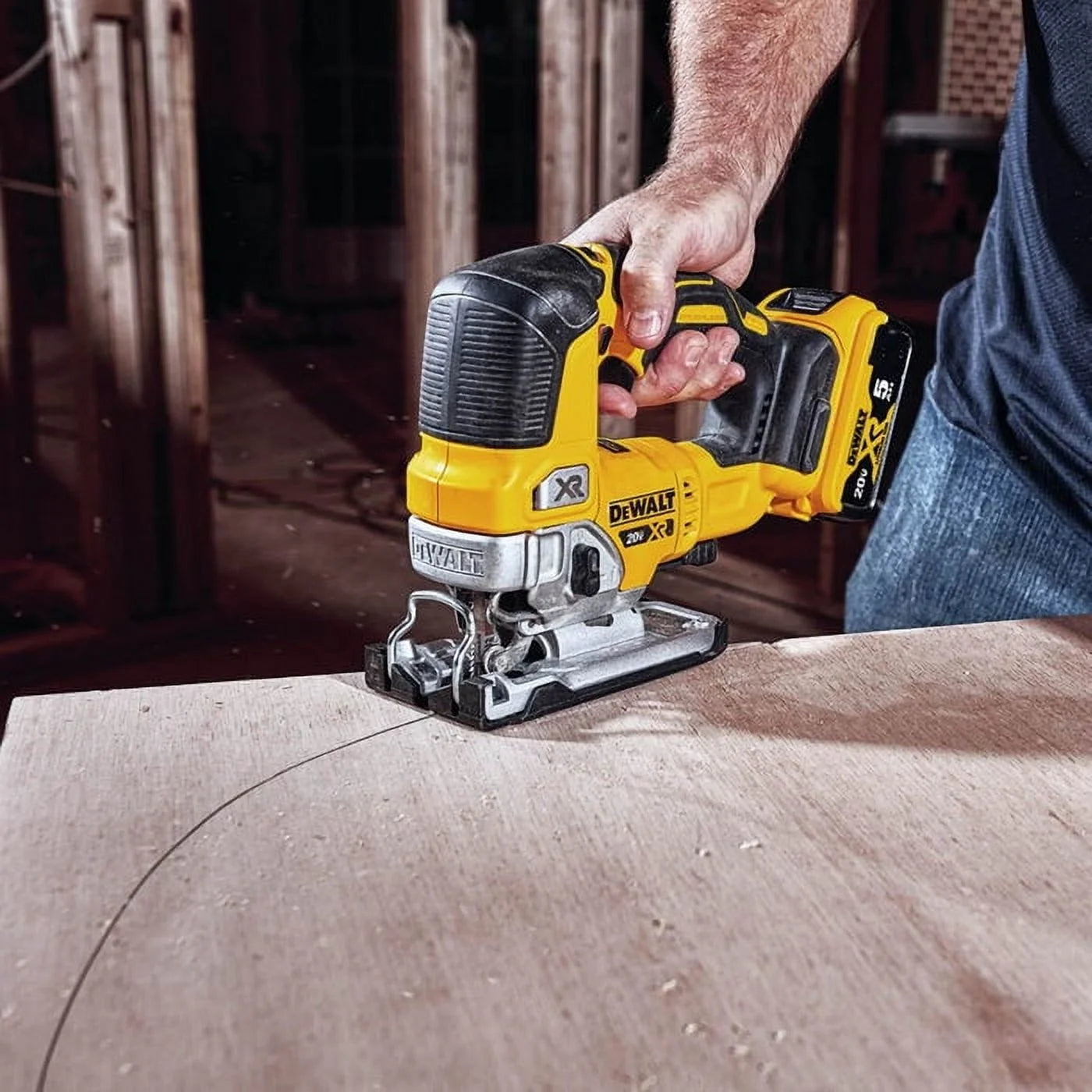 DEWALT 20V MAX XR Cordless Jig Saw DCS334B, 3, 200 Blade Speed, Brushless Motor, LED Light (Bare Tool Only) - Product image 6