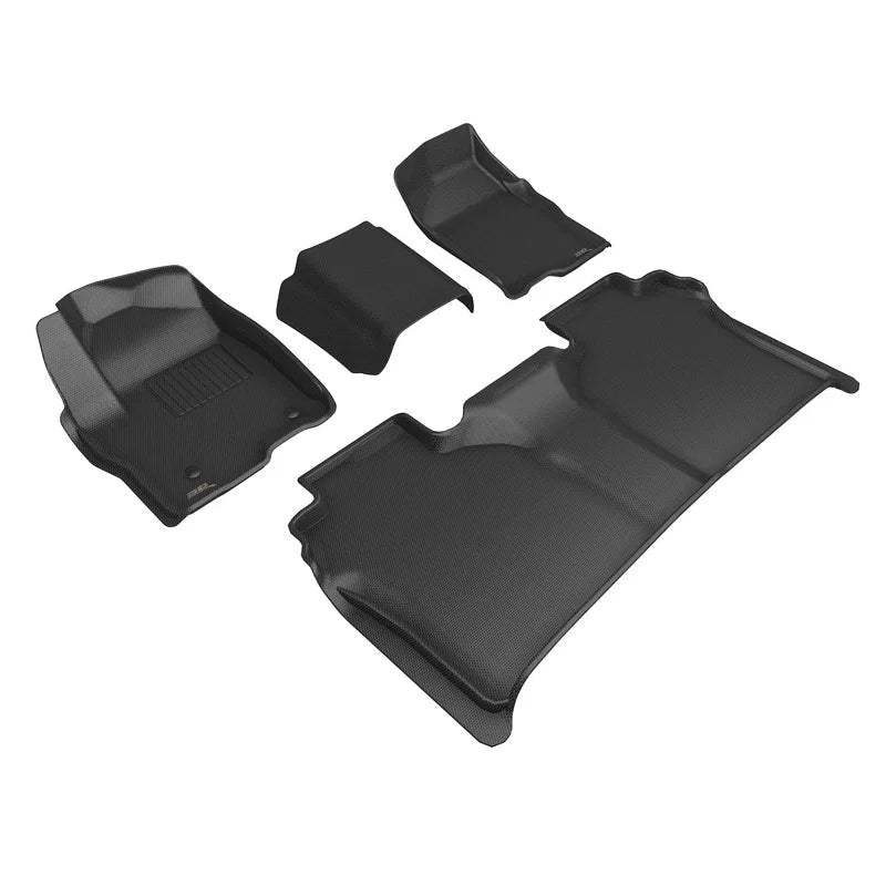 3D MAXpider L1GM03101509 - 19-23 GMC Sierra Crew Cab Kagu Floor Mat- Black R1 R2