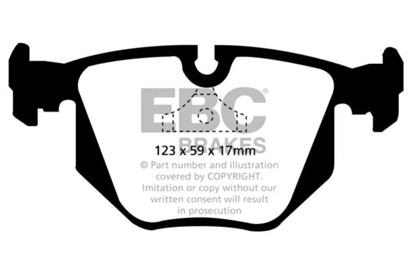 EBC - Rear Greenstuff Pad PN DP2871