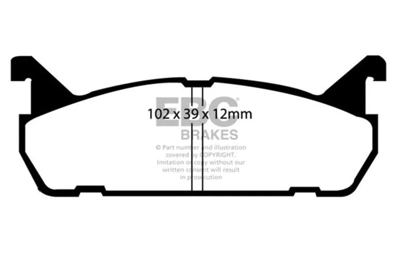 EBC - Rear Redstuff Pad PN DP3828C