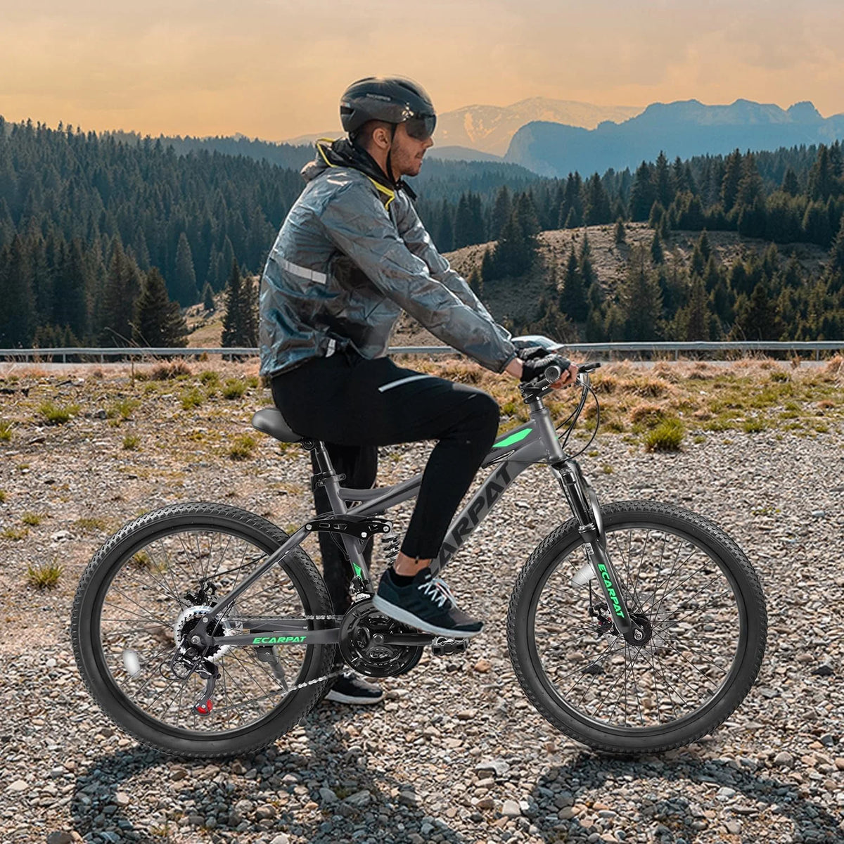 Ecarpat 26 in Mountain Bike, 21 - Speed Bike with Dual Suspension, High - Product image 16