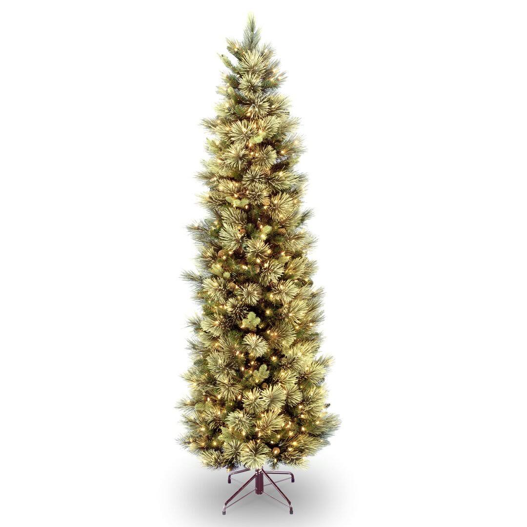 Green Artificial Christmas Tree with Clear/White Lights Size: 6.5' - Product image 1