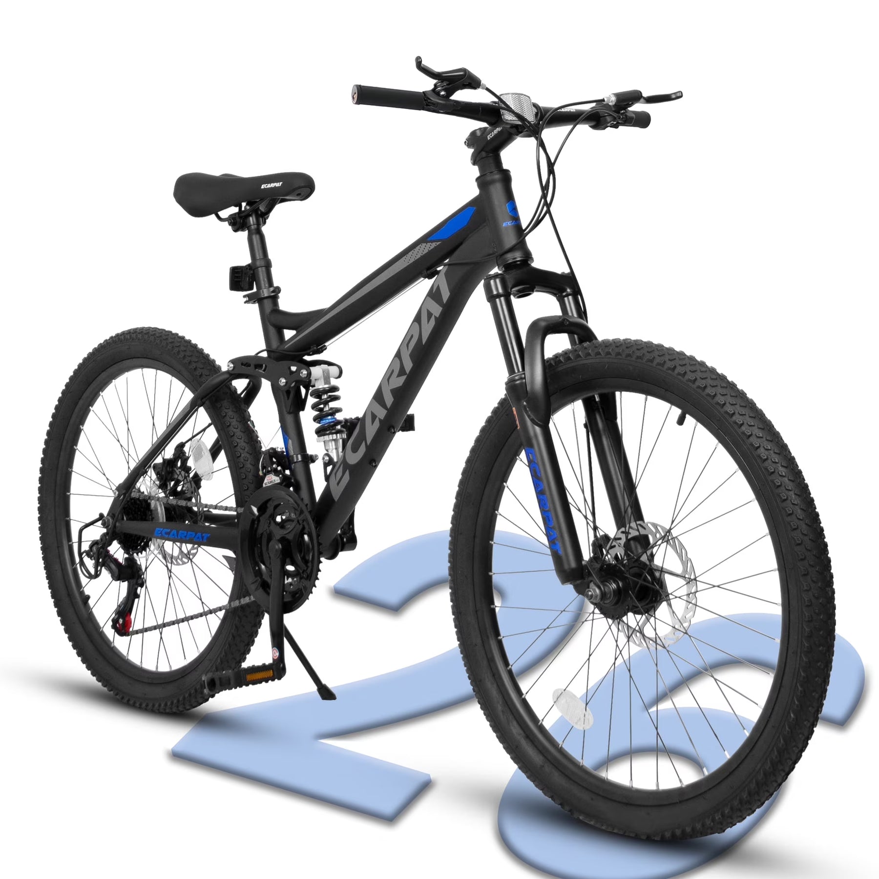 Ecarpat 26 in Mountain Bike, 21 - Speed Bike with Dual Suspension, High - Product image 1