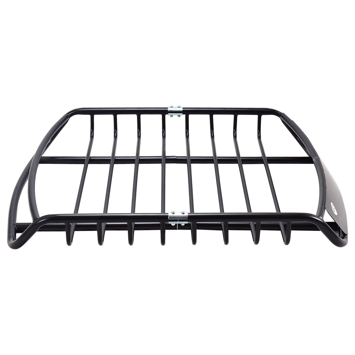 Metal Luggage Rack Vehicle Support Bar High Strength Rustproof Steel 120x98x16.5cm,Black -