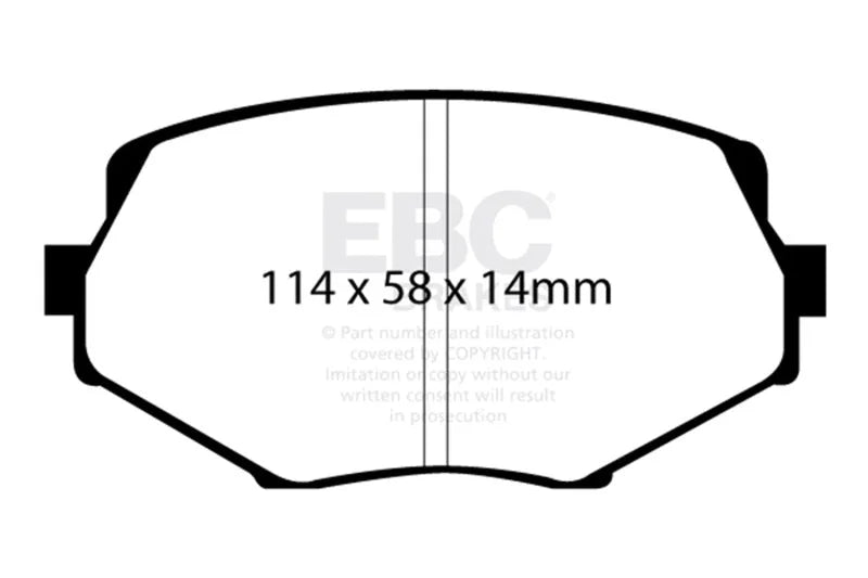 EBC - Front Yellowstuff Pad PN DP41002R