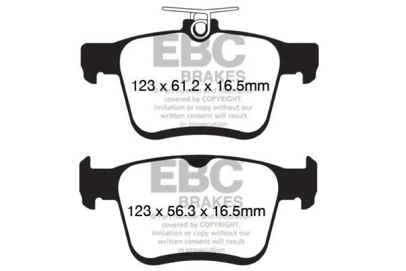 EBC - Rear Greenstuff Pad PN DP62153