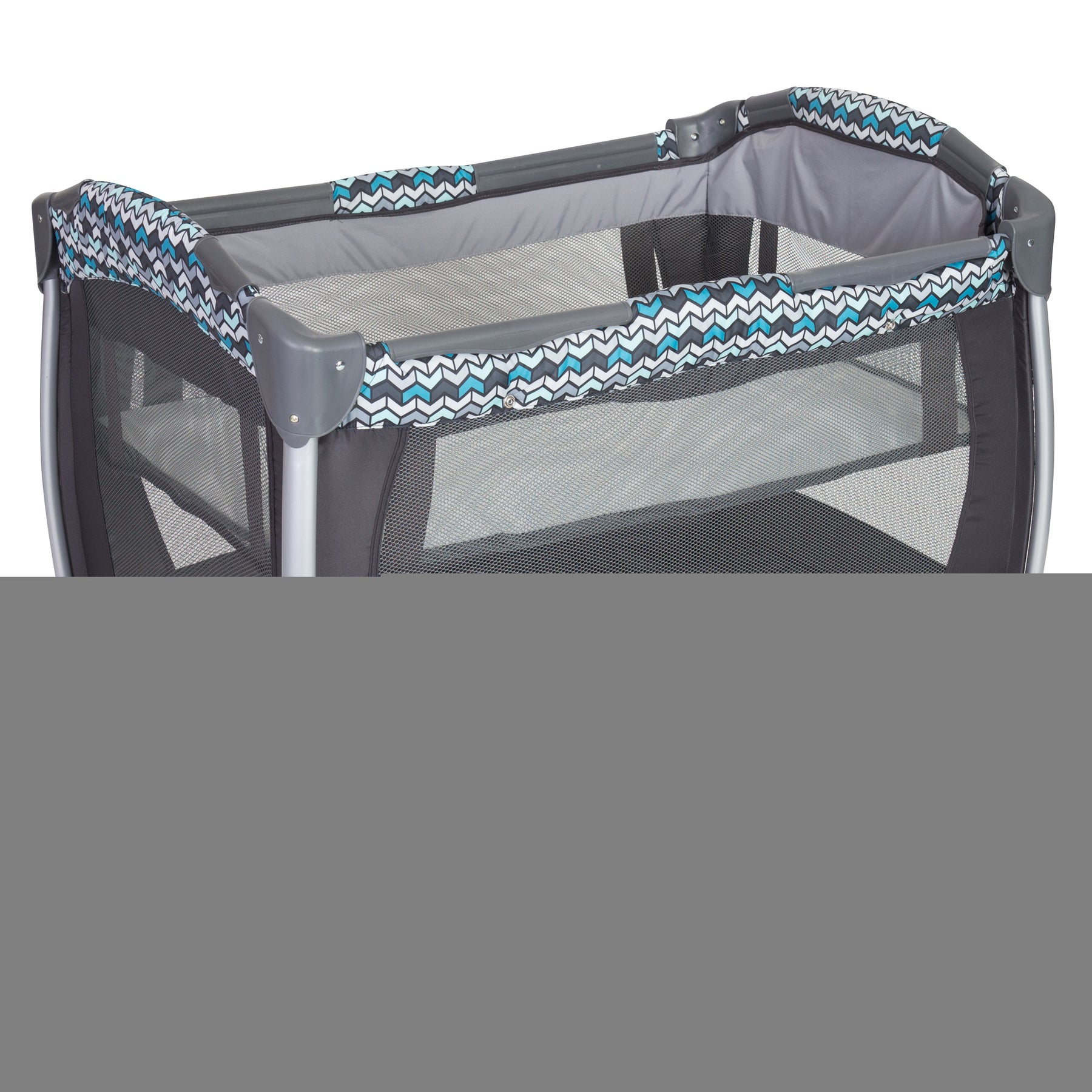 Baby Trend Resort Elite Nursery Center Playard with Bassinet and Travel Bag. Laguna Blue - Product image 2