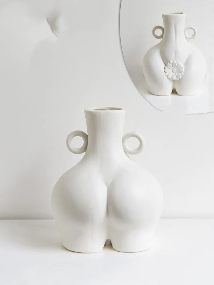 Nordic Human Body Ceramics Vases Home Decoration Accessories Office Dining Table Flower Arrangement - Product image 6