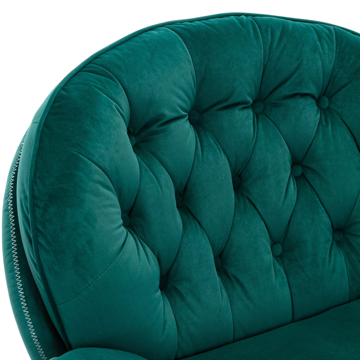 Swivel Accent Chair with Ottoman, Velvet Accent Chair with Footrest, Mid - Product image 24