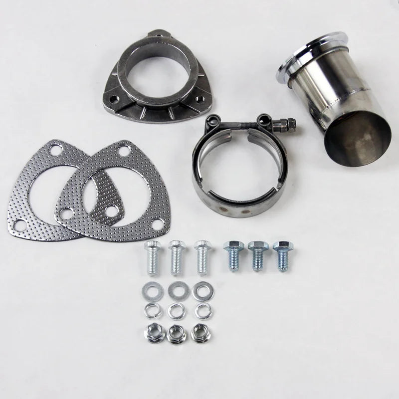 Granatelli 2.5 In. (63mm) Turn Down With V Band And Gaskets 307525-1