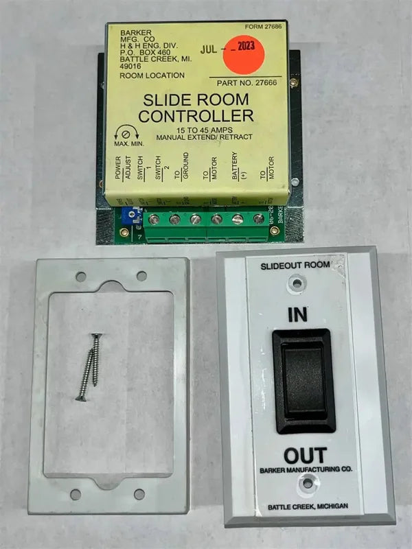 31891 Barker Mfg. Slide Out Control Module Use To Upgrade The Slide
