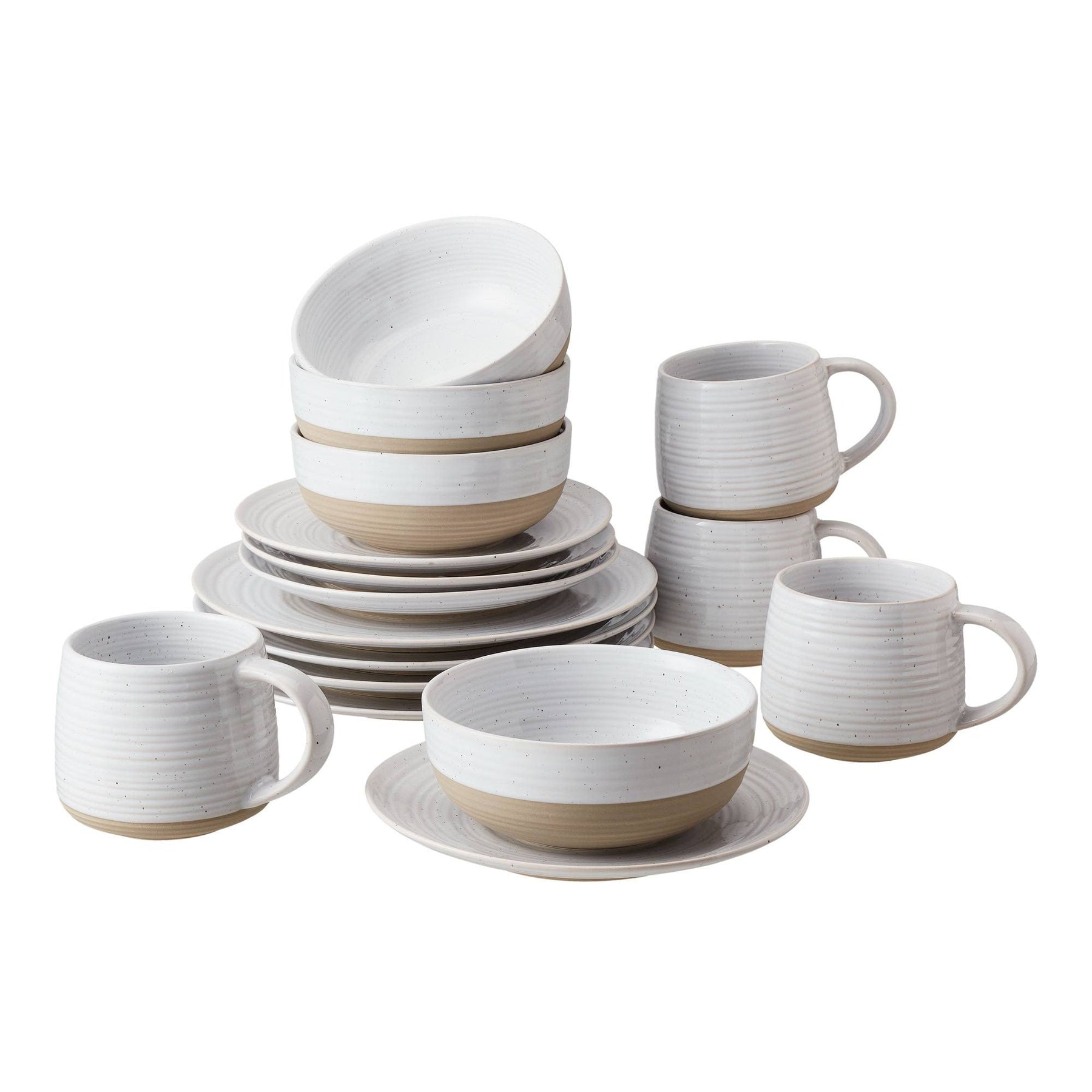 Better Homes & Gardens Abott Stoneware 16 Piece Dinnerware Set - Product image 1