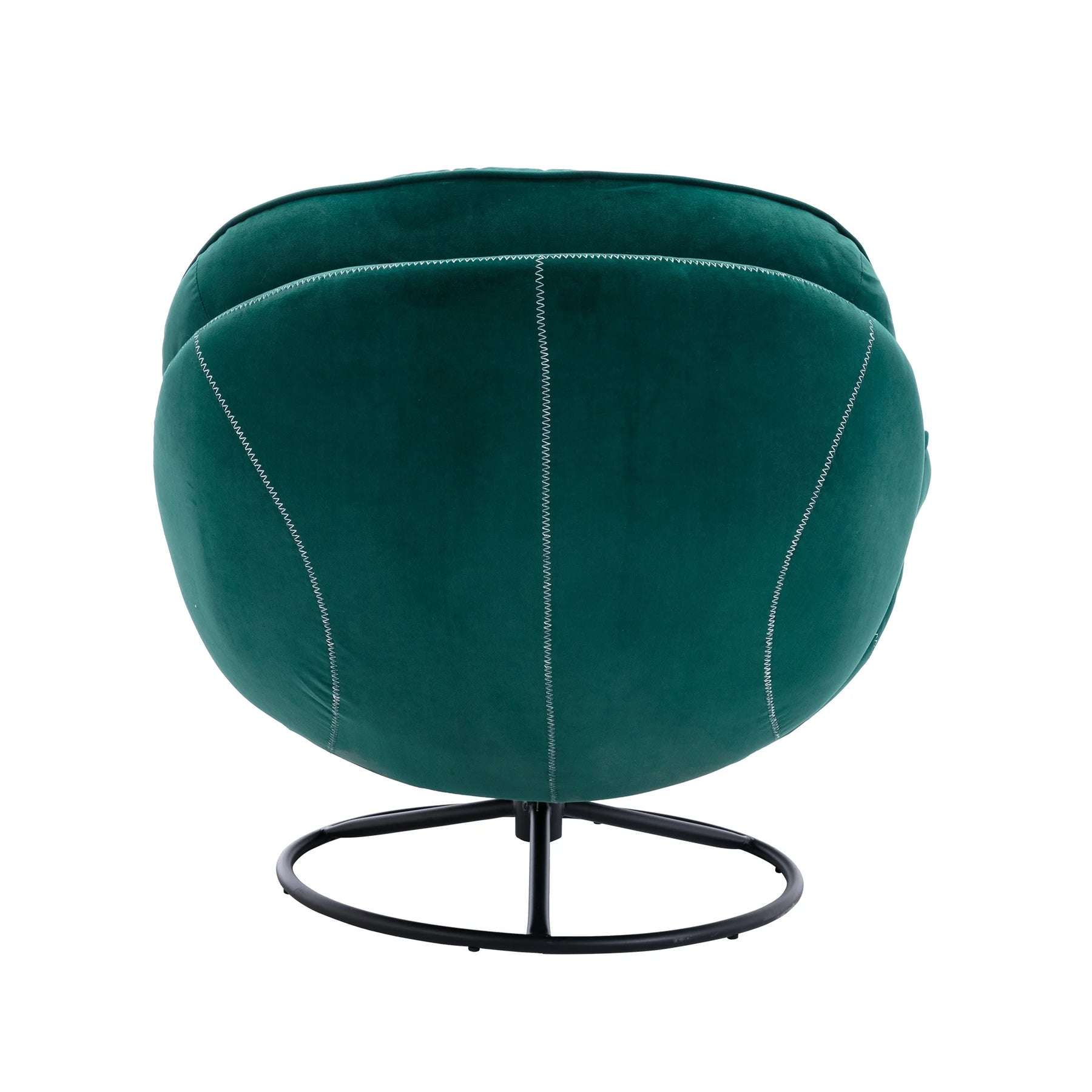 Swivel Accent Chair with Ottoman, Velvet Accent Chair with Footrest, Mid - Product image 25