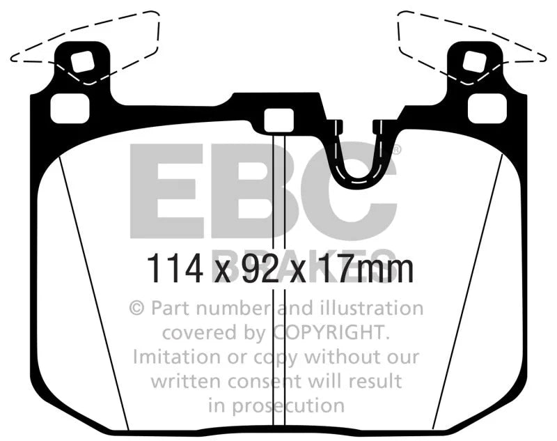 EBC - Front Yellowstuff Pad PN DP42360R