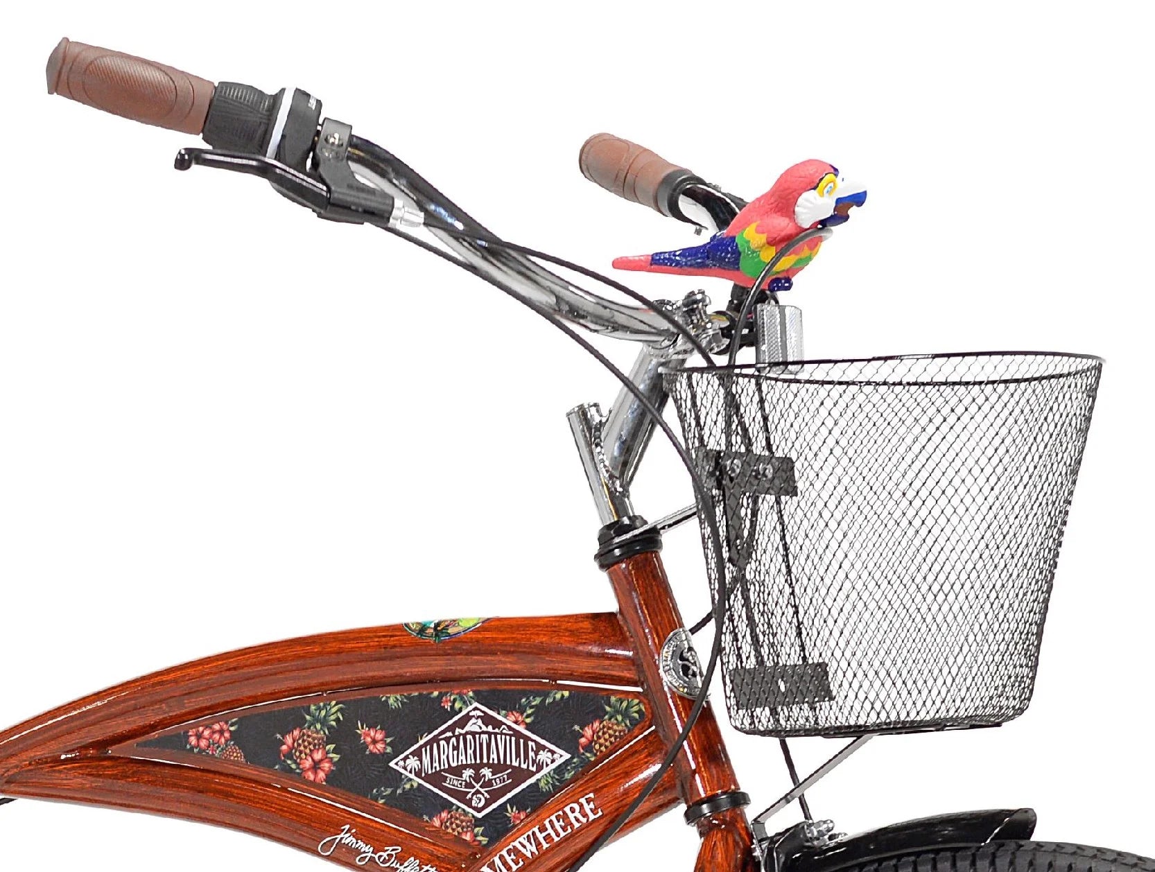 26" Margaritaville Men'S Cruiser Bike, Wood Grain Color - Product image 3