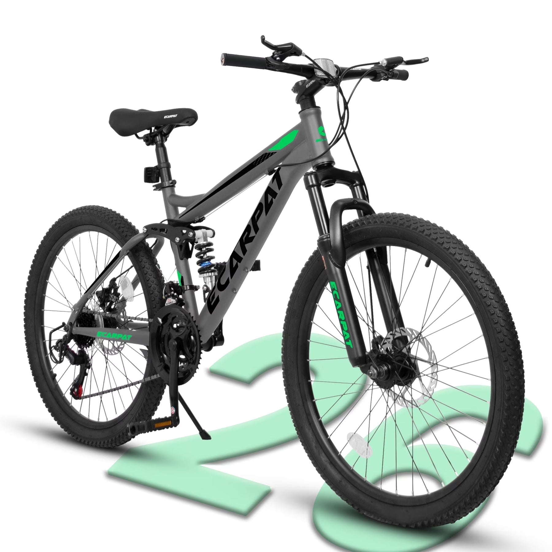 Ecarpat 26 in Mountain Bike, 21 - Speed Bike with Dual Suspension, High - Product image 3