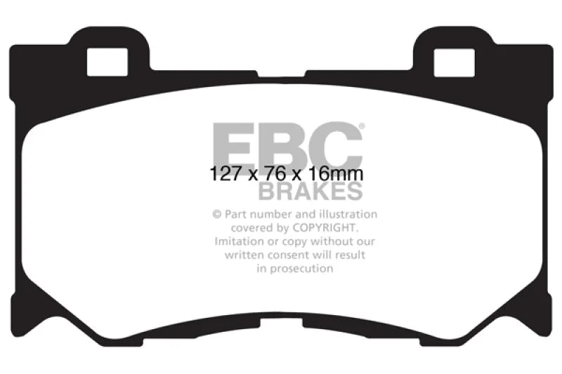 EBC - Front Yellowstuff Pad PN DP41823R