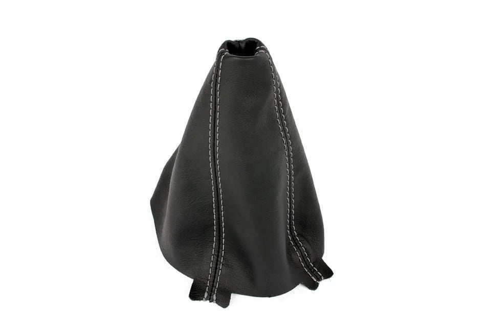 BFI Audi A4 B6/B7 Manual Shift Boot - Black Leather - Purple Stitch