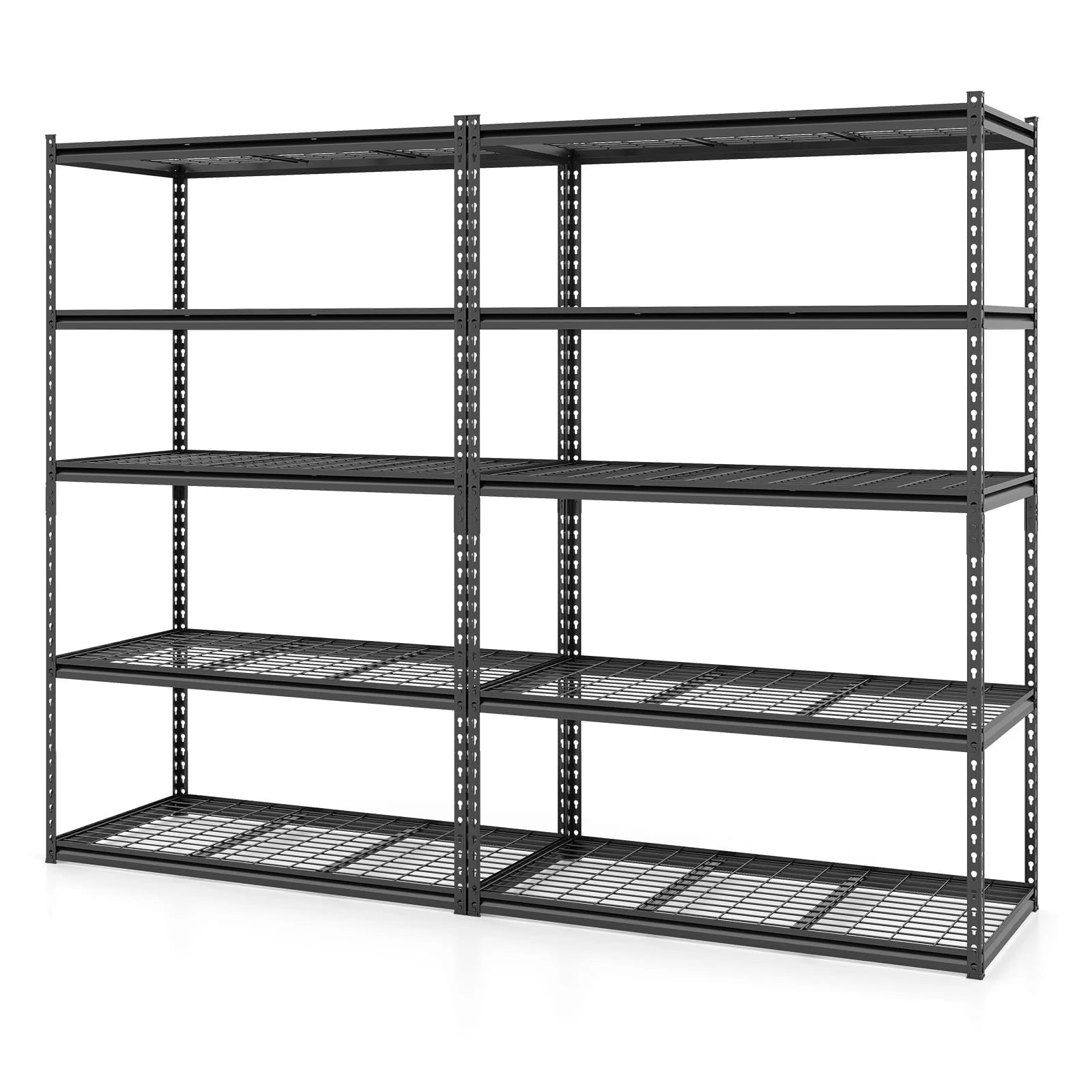 Tangkula 5-Tier Metal Storage Shelves(48"L x 24"W x 72"H) - Product image 2