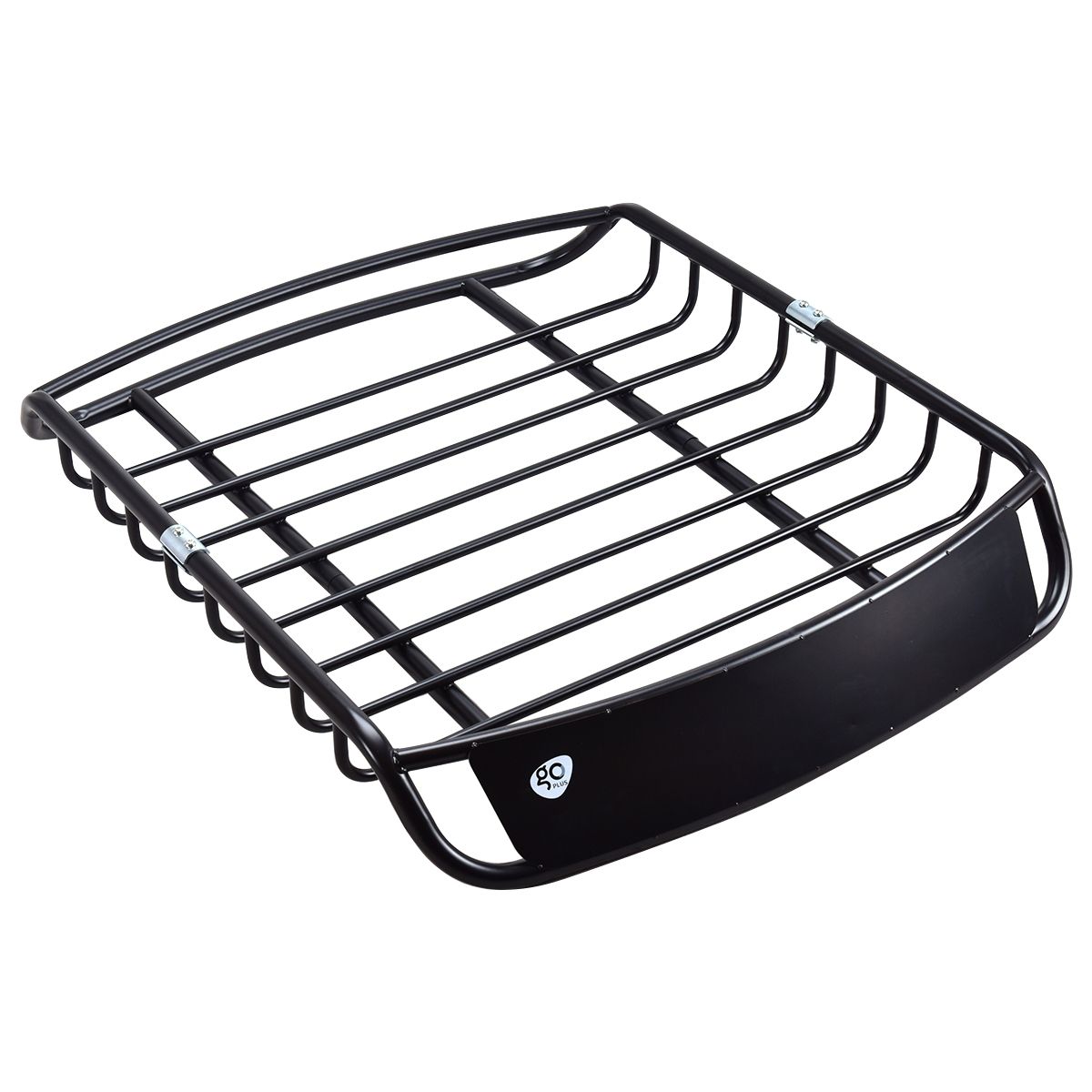 Metal Luggage Rack Vehicle Support Bar High Strength Rustproof Steel 120x98x16.5cm,Black -
