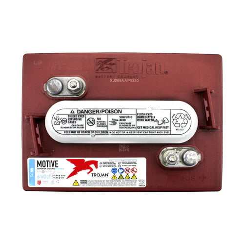 Trojan T - 105 6V Volt Deep Cycle Golf Cart, Solar, Marine, RV and Industrial Use Battery - 2 Pack - Product image 3