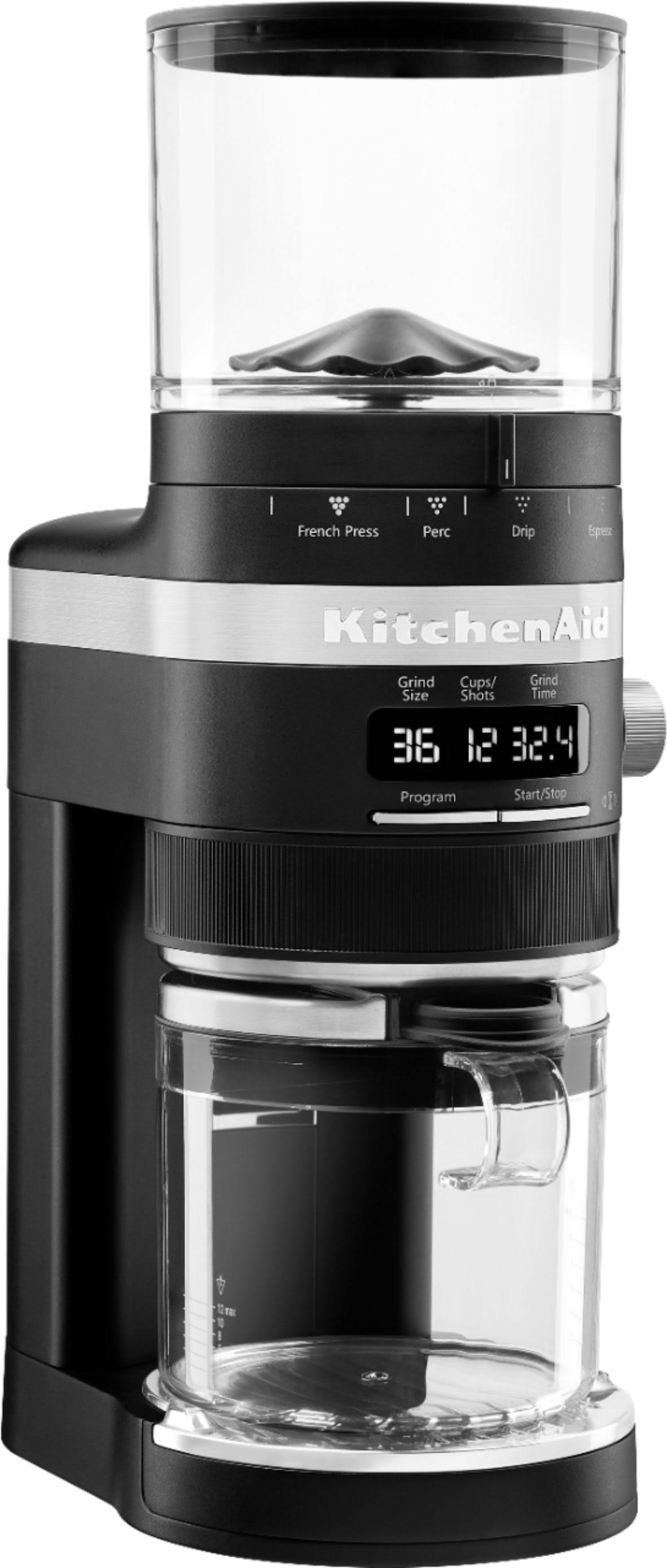 KitchenAid - Burr Coffee Grinder - Matte Black - Product image 1