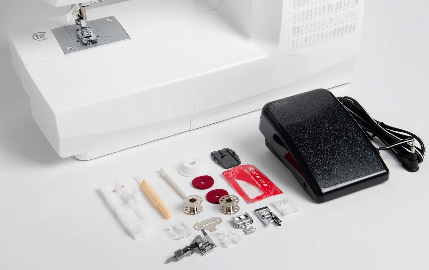 Haute Couture F527C Professional Electronic Sewing Machine, 80 Stitches, Utility, Elastic, Decorative, Easy for Beginners Electric Portable, Home