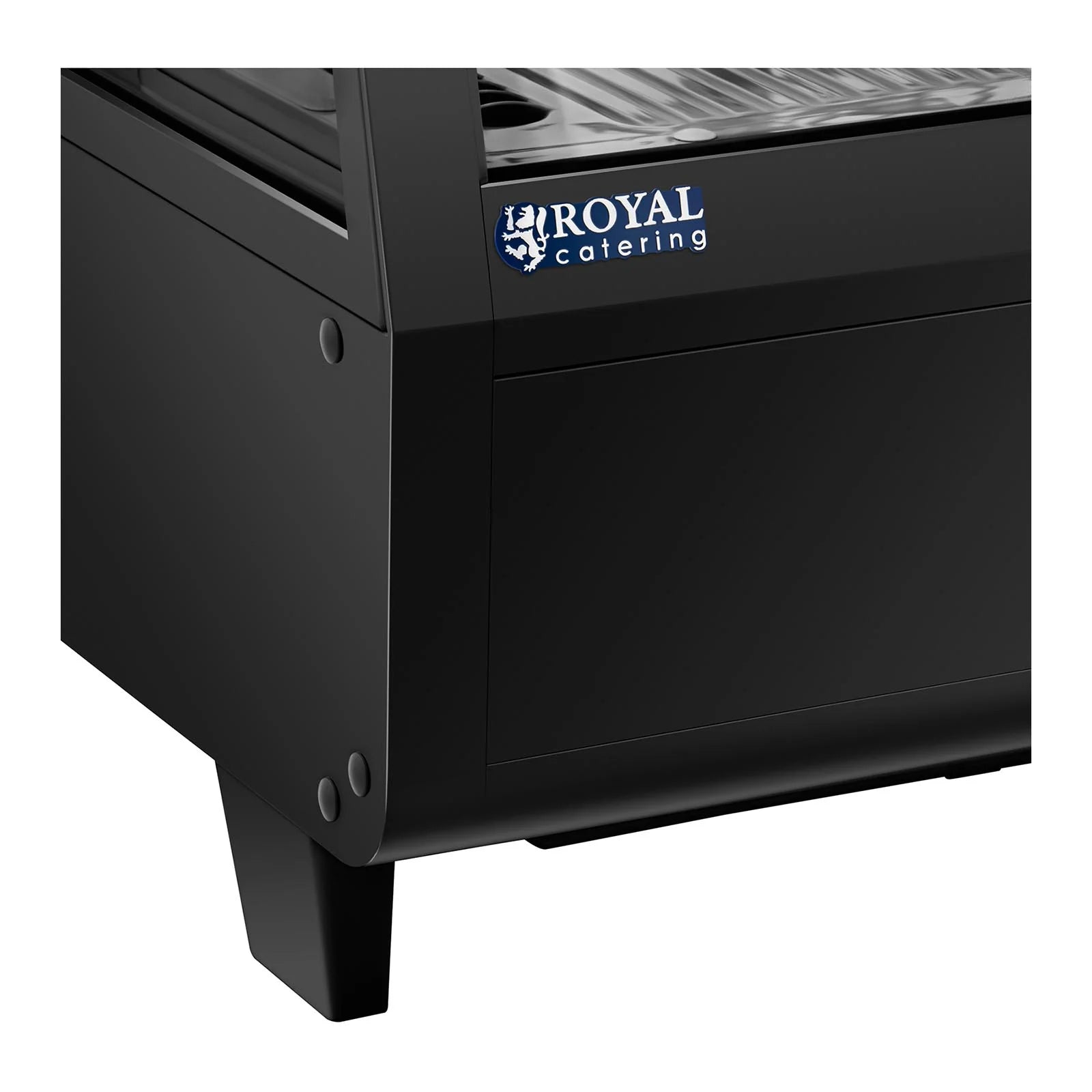 Refrigerated display case 100 liters 3 levels plastic black tempered glass 14_0005388 -