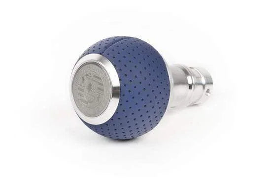 BFI GS2 Heavy Weight Shift Knob - Porsche Maritime Blue Air Leather (MINI Fitment)