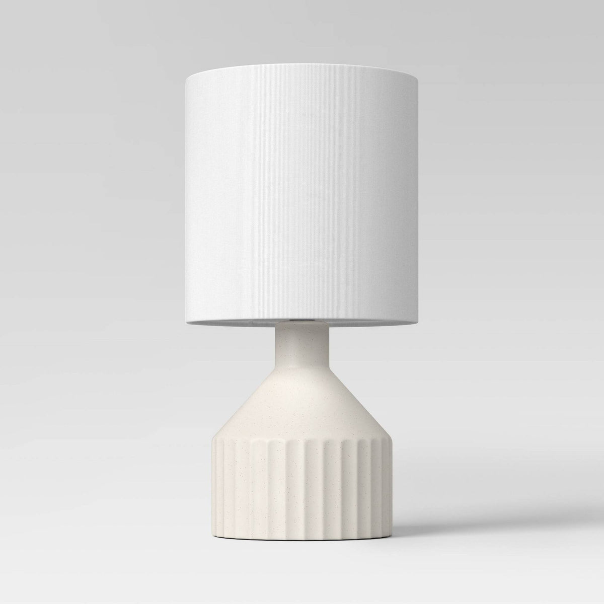 Ribbed Ceramic Mini Table Lamp White - Threshold - Product image 1