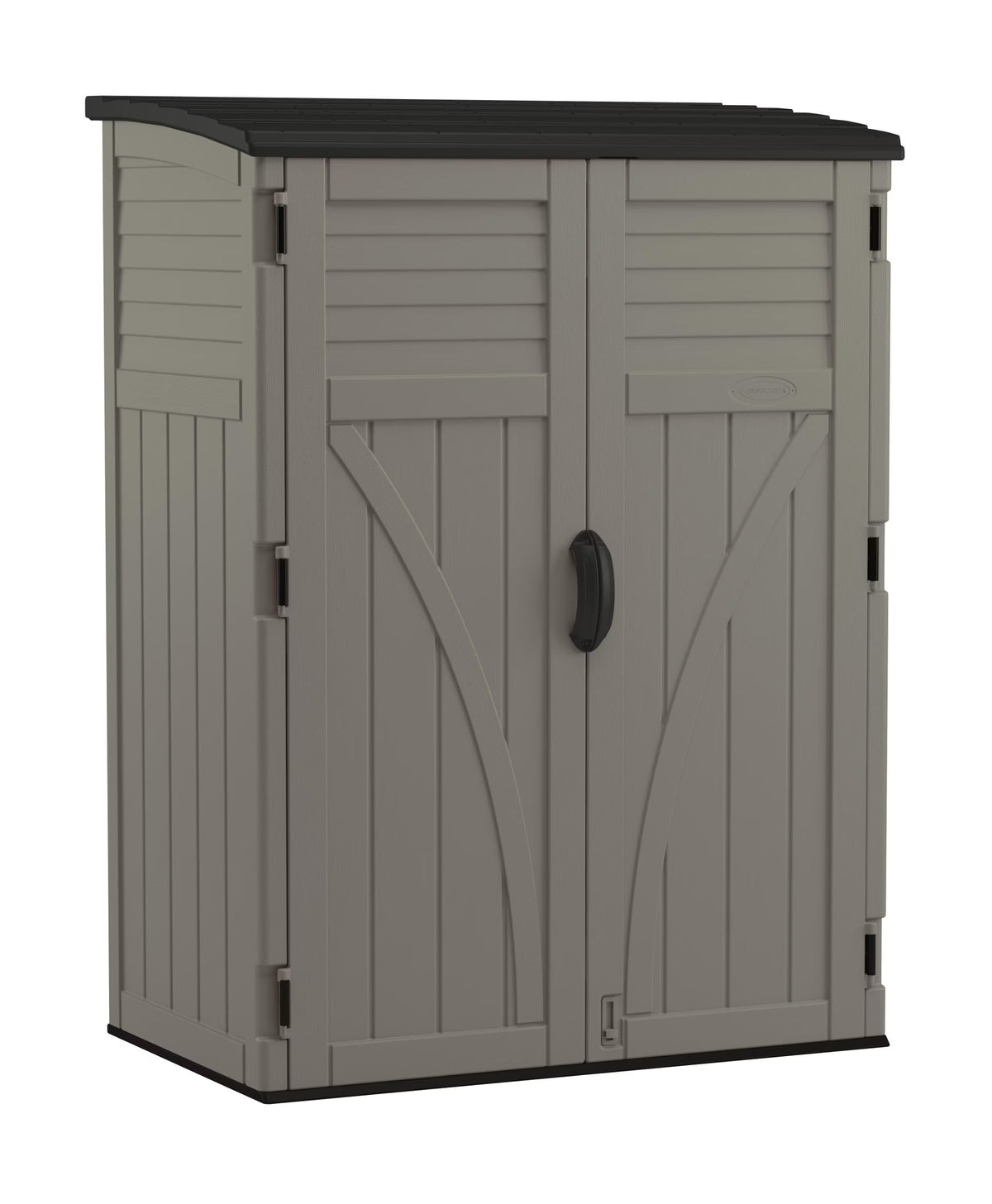 Suncast 54 cu ft Vertical Shed Outdoor Storage for Patio and Garage, Stoney - Product image 1