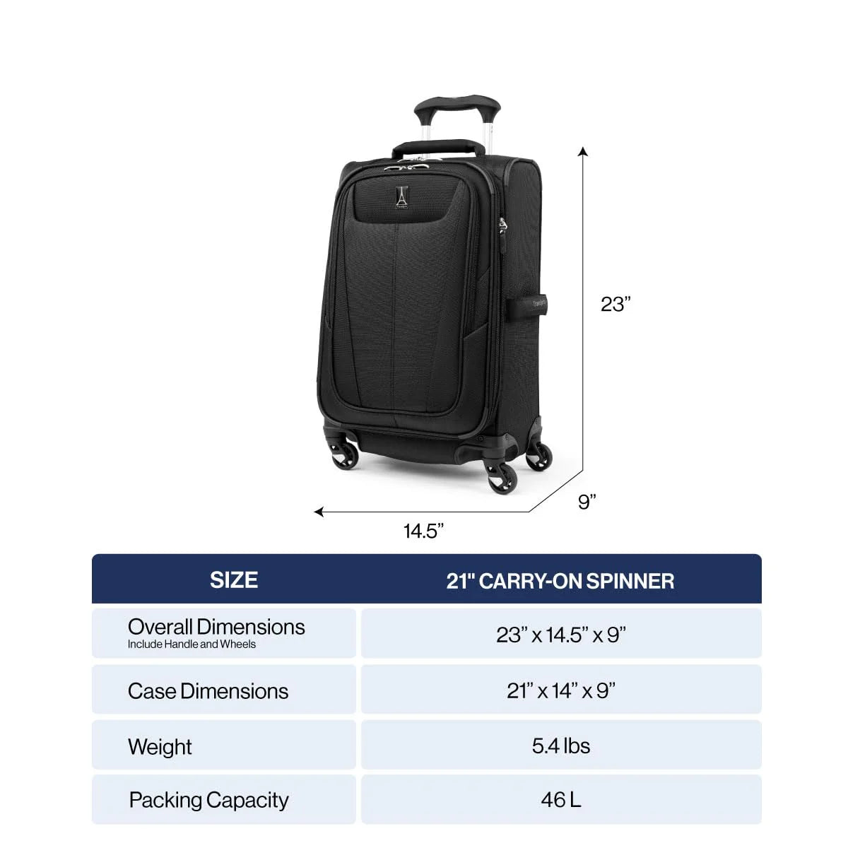 Travelpro Maxlite 5 Softside Expandable Carry on Luggage - Product image 2