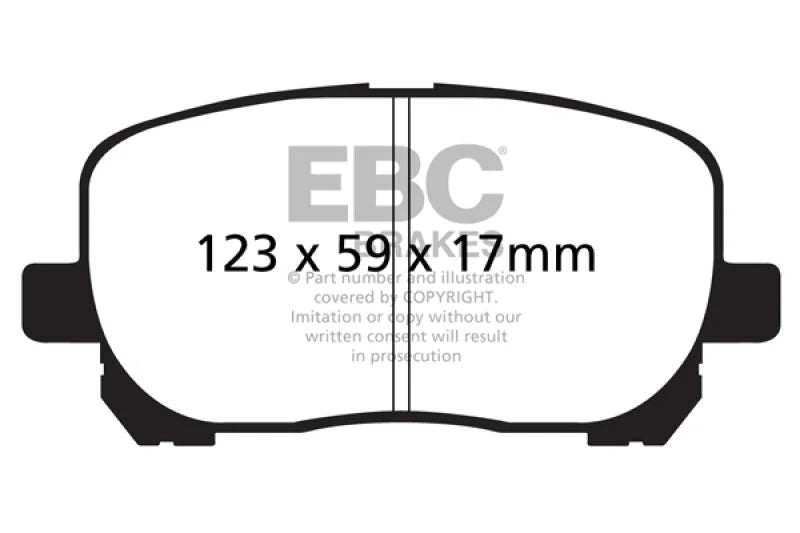 EBC - Front Redstuff Pad PN DP31637C