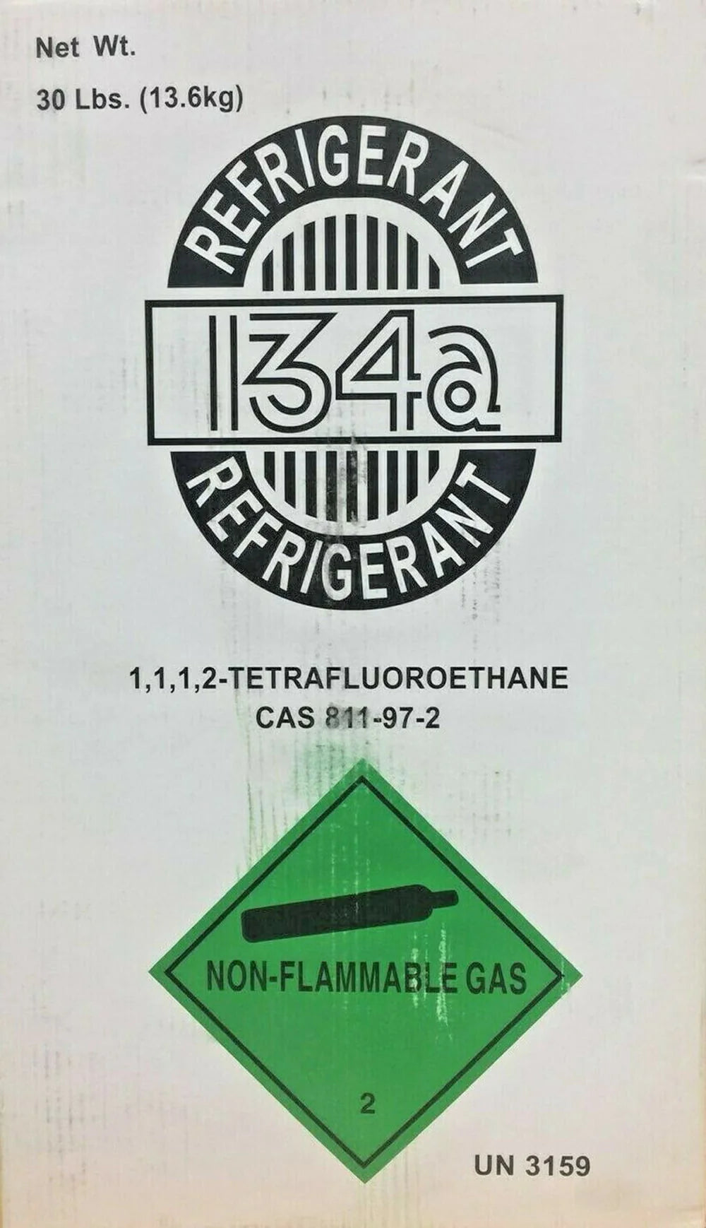 R134A, 134a - 30 lb Cylinder 1, 2 - Tetrafluoroethane AUTOMOTIVE - Product image 2